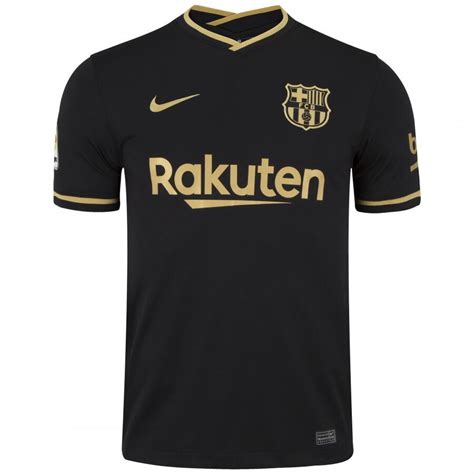 Camisa Barcelona Preta Dourada .